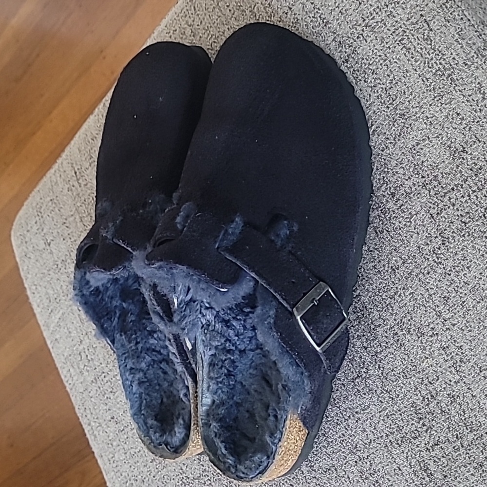 Birkenstock Boston Teddy Shearling size 39